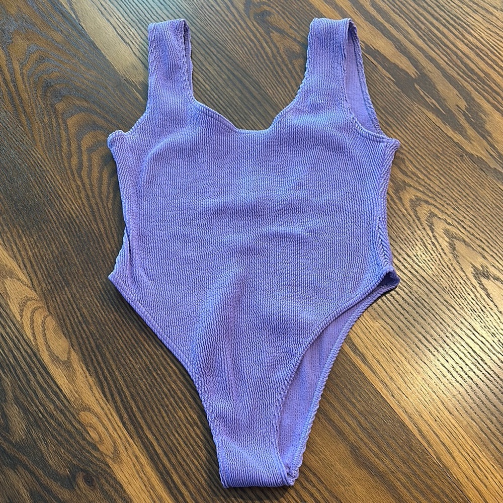 PrettyLittleThing Purple One Piece Swimsuit